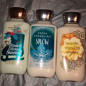 Holiday bath & body works lotion!